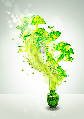 PSD 서양인 외국인 편집이미지 여자 유리병 잉크 한명 서기 손짓 상반신 20대 성인 앞모습 초록색 뷰티 발레동작 여자만 성인여자한명만 이미지편집 1 뷰포인트 컬러 포즈 모션 병_용기 사람 인종 청년 발레 여자한명만 성인여자만 파일형식