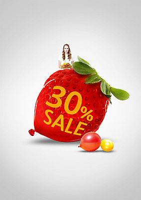 PSD 서양인 외국인 편집이미지 여자 딸기 한명 서기 미소 상반신 성인 앞모습 쇼핑 풍선 성인여자한명만 이미지편집 1 뷰포인트 과일 모션 표정 사람 인종 여자한명만 성인여자만 파일형식