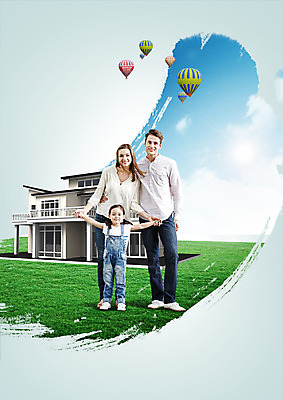 전신 PSD 서양인 외국인 편집이미지 여자 남자 딸 가족 엄마 주택 서기 앞모습 세명 열기구 아빠 이미지편집 뷰포인트 관계 항공교통 모션 사람 인종 건물 파일형식