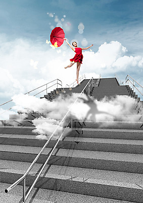 전신 PSD 구름 편집이미지 여자 나비 우산 하늘 한명 들기 20대 성인 계단 점프 한국인 한국무용 성인여자한명만 성인만 이미지편집 자연요소 1 곤충 모션 사람 동양인 청년 춤 전통무용 여자한명만 성인여자만 파일형식