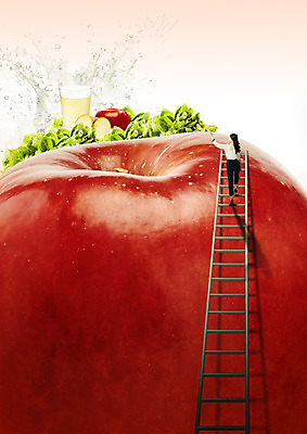 전신 PSD 편집이미지 여자 음식 다이어트 과일 사다리 한명 성인 뒷모습 사과 사과주스 성인여자한명만 이미지편집 1 뷰포인트 건강 사람 도구 과일주스 여자한명만 성인여자만 파일형식