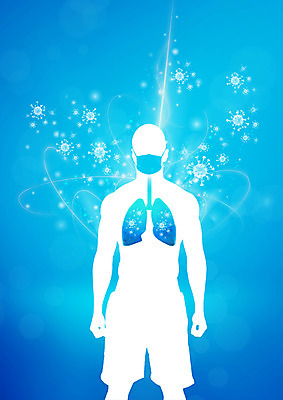 PSD 편집이미지 실루엣 의학 마스크 서기 사람없음 허파 바이러스 박테리아 이미지편집 모션 촬영기법 호흡기관 파일형식