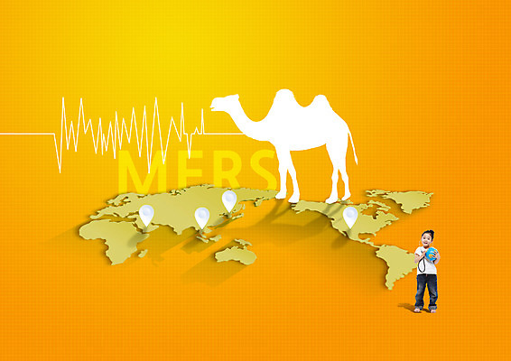 전신 PSD 편집이미지 여자 어린이 의학 한명 서기 앞모습 한국인 바이러스 낙타 박테리아 메르스 소녀한명만 이미지편집 1 뷰포인트 포유류 모션 사람 동양인 질병 여자한명만 소녀만 파일형식
