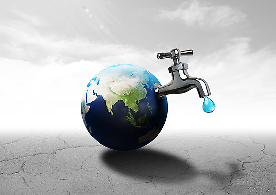 PSD 편집이미지 지구 사람없음 환경 물방울 수도꼭지 가뭄 이미지편집 날씨 파일형식