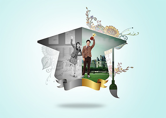 전신 PSD 편집이미지 학생 여자 남자 교복 학사모 졸업 청소년 서기 들기 두명 앞모습 한국인 트로피 십대만 이미지편집 모자_잡화 옷 교육 뷰포인트 모션 사람 동양인 상_우승 파일형식