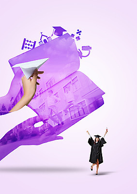 전신 PSD 편집이미지 손 여자 대학생 학사모 졸업 서기 들기 20대 성인 두명 앞모습 신체부위 한국인 종이비행기 성인여자한명만 이미지편집 모자_잡화 학생 교육 뷰포인트 모션 사람 동양인 청년 종이접기 여자한명만 성인여자만 파일형식