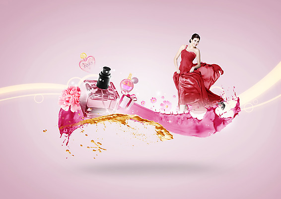 전신 PSD 서양인 외국인 편집이미지 여자 꽃 한명 서기 미소 20대 성인 앞모습 뷰티 향수 성인여자한명만 이미지편집 식물 1 뷰포인트 모션 표정 사람 인종 청년 화장품 여자한명만 성인여자만 파일형식