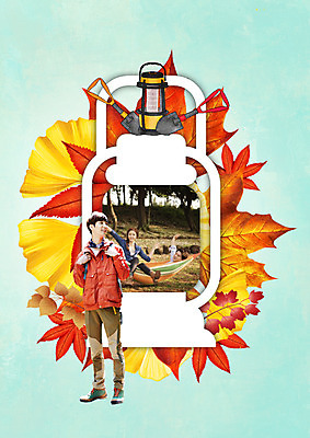 전신 PSD 편집이미지 여자 남자 여행 낙엽 서기 성인 앞모습 세명 한국인 가을 삽 성인만 이미지편집 계절 뷰포인트 잎 모션 사람 동양인 파일형식