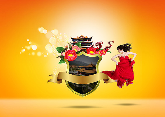 전신 PSD 편집이미지 여자 꽃 여행 한명 성인 앞모습 점프 중국 한국인 용 성인여자한명만 이미지편집 식물 1 아시아 뷰포인트 모션 사람 동양인 여자한명만 성인여자만 파일형식