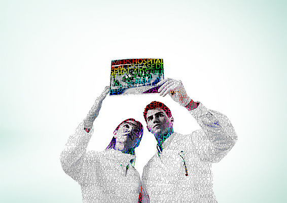 PSD 서양인 편집이미지 여자 남자 의학 서기 들기 상반신 성인 두명 앞모습 의사 성인만 이미지편집 외국인 뷰포인트 모션 사람 의료진 파일형식