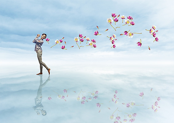 전신 PSD 편집이미지 여자 꽃 한명 서기 성인 옆모습 한국인 춤 성인여자한명만 이미지편집 식물 1 뷰포인트 모션 문화예술 사람 동양인 여자한명만 성인여자만 파일형식