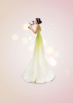 전신 PSD 편집이미지 드레스 여자 꽃 꽃다발 한명 서기 들기 성인 옆모습 30대 뷰티 한국인 카라 성인여자한명만 이미지편집 식물 1 옷 뷰포인트 모션 사람 동양인 장년 여자한명만 성인여자만 파일형식