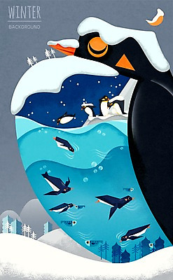 PSD 나무 동물 바다 백그라운드 겨울 일러스트 어류 사람없음 야외 수영 달 눈 펭귄 자연물 겨울배경 국내일러스트 자연요소 식물 계절 자연 조류 날씨 수중동물 수상스포츠 파일형식
