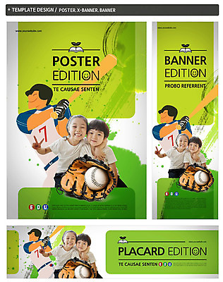 PSD 템플릿 배너 배너템플릿 여자 남자 가로배너 ZIP 포스터 세로배너 어린이 스포츠 어깨동무 상반신 앞모습 세명 세트 야구 한국인 현수막 타자 야구선수 야구글러브 야구공 브이 뷰포인트 포즈 공 운동선수 사람 동양인 손짓 가로 세로 구기 야구용품 글러브 파일형식