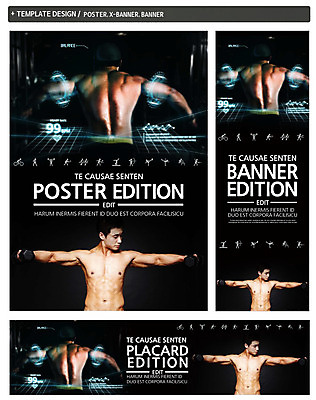 PSD 템플릿 배너 배너템플릿 남자 가로배너 ZIP 포스터 세로배너 근육 상의탈의 20대 성인 두명 세트 운동 한국인 현수막 홀로그램 탈의 건강 사람 동양인 청년 가로 세로 파일형식