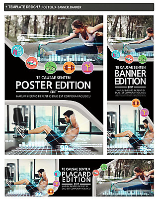 PSD 서양인 템플릿 배너 배너템플릿 여자 남자 가로배너 ZIP 포스터 세로배너 상의탈의 성인 두명 세트 운동 현수막 홀로그램 외국인 탈의 건강 사람 가로 세로 파일형식
