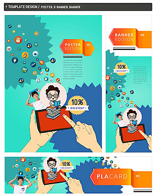 PSD 템플릿 손 배너 배너템플릿 남자 가로배너 ZIP 포스터 세로배너 고등학생 신체부위 책 세명 세트 태블릿 독서 세일 한국인 현수막 학생 청소년 사람 동양인 가로 세로 전자제품 스마트기기 파일형식