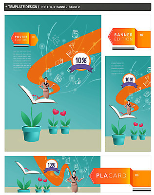 PSD 백인 템플릿 배너 배너템플릿 여자 가로배너 ZIP 포스터 세로배너 화분 안내 한명 정장 상반신 20대 성인 앞모습 책 세트 세일 현수막 하트꽃 서양인 1 옷 꽃 뷰포인트 사람 청년 가로 세로 파일형식