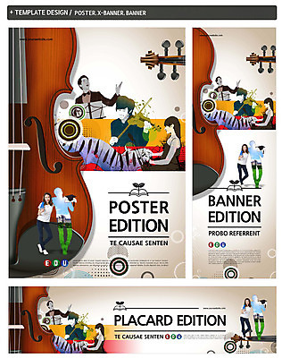 PSD 템플릿 배너 배너템플릿 여자 남자 가로배너 ZIP 포스터 세로배너 대학생 연주 노래 어깨동무 여러명 20대 성인 세트 한국인 현수막 바이올린 음악교육 대학교육 학생 교육 음악 포즈 다수 현악기 사람 동양인 청년 가로 세로 파일형식