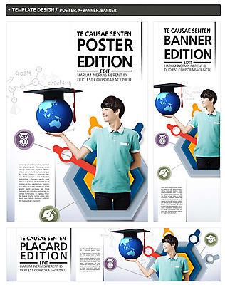 PSD 템플릿 배너 배너템플릿 남자 가로배너 ZIP 포스터 세로배너 지구 학사모 고등학생 안내 한명 상반신 앞모습 세트 한국인 현수막 청소년교육 모자_잡화 1 학생 교육 뷰포인트 졸업 청소년 사람 동양인 가로 세로 파일형식
