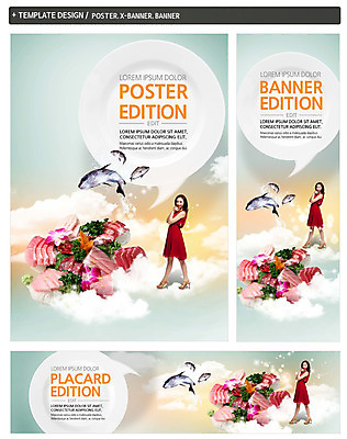 전신 PSD 템플릿 배너 배너템플릿 여자 가로배너 ZIP 포스터 세로배너 음식 어류 한명 서기 20대 성인 옆모습 세트 한국인 생선회 현수막 일본음식 의료성형뷰티 1 뷰포인트 모션 사람 동양인 청년 가로 세로 수중동물 회 파일형식