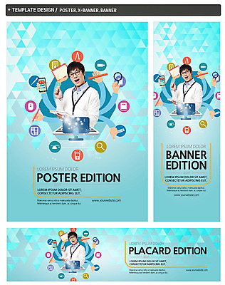 PSD 템플릿 배너 배너템플릿 남자 가로배너 ZIP 포스터 세로배너 대학생 한명 상반신 20대 성인 컴퓨터 세트 한국인 현수막 대학교육 멀티태스크 1 학생 교육 사람 동양인 청년 가로 세로 전자제품 파일형식