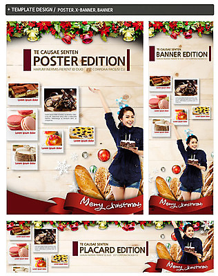 PSD 외국인 템플릿 배너 배너템플릿 여자 가로배너 ZIP 포스터 세로배너 음식 빵 크리스마스 디저트 한명 서기 상반신 성인 목재 앞모습 세트 케이크 종 현수막 마카롱 티라미수 나무 1 기념일 뷰포인트 재료 모션 사람 인종 가로 세로 파일형식