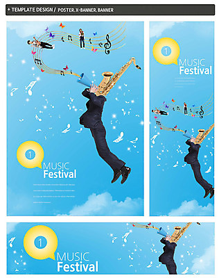 PSD 구름 템플릿 배너 배너템플릿 여자 남자 가로배너 ZIP 포스터 세로배너 음악 나비 음표 하늘 문화예술 정장 성인 세명 세트 확성기 외침 현수막 색소폰 오선지 자연요소 기호 옷 곤충 사람 가로 세로 소리 목관악기 악보 오선 파일형식