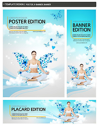 전신 PSD 백인 구름 템플릿 배너 배너템플릿 여자 가로배너 ZIP 포스터 세로배너 나비 날개 요가 한명 20대 성인 앞모습 세트 운동 현수막 명상 요가복 가부좌 자연요소 서양인 1 웰빙 뷰포인트 곤충 건강 사람 앉기 청년 가로 세로 운동복 파일형식