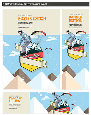 전신 PSD 템플릿 배너 배너템플릿 남자 가로배너 ZIP 포스터 리본 세로배너 스포츠 겨울 산 한명 서기 20대 성인 옆모습 세트 한국인 현수막 눈 스노우보드 행글라이더 스노우보더 자연요소 1 계절 뷰포인트 모션 날씨 운동선수 사람 동양인 청년 가로 세로 보드_스포츠 파일형식