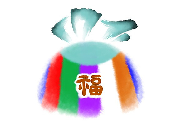 PSD 한국전통 전통 일러스트 캘리그라피 복주머니 전통소품 사람없음 컬러풀 한개 한자 복 국내일러스트 문자 1 컬러 한국 오브젝트 파일형식