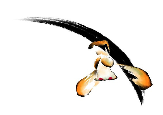 PSD 꽃 한송이 일러스트 캘리그라피 사람없음 노란색 난초 난초꽃 국내일러스트 식물 1 컬러 송이 파일형식