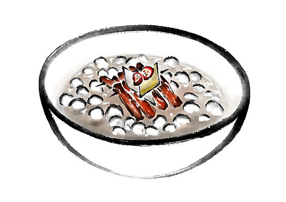 PSD 한국전통 음식 일러스트 캘리그라피 사람없음 전통음식 떡국 조랭이떡 한그릇 국내일러스트 1 전통 한식 떡 한국 파일형식