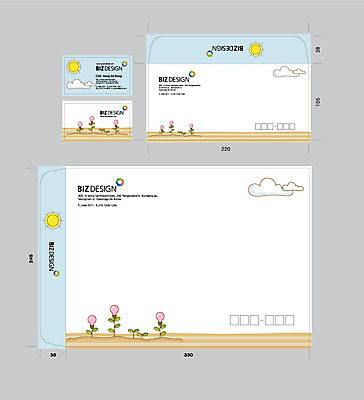 구름 템플릿 하늘색 전구 명함 서류봉투 사람없음 세트 새싹 패키지 봉투템플릿 우편봉투 비즈디자인 이미지템플릿 AI파일 자연요소 식물 봉투 파란색 우편물 파일형식 벡터