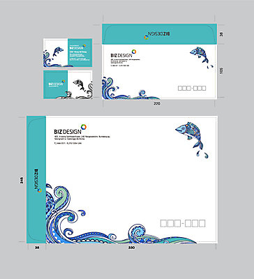 템플릿 파도 명함 서류봉투 편지봉투 어류 사람없음 파란색 세트 패키지 봉투템플릿 우편봉투 비즈디자인 이미지템플릿 AI파일 바다 컬러 봉투 수중동물 편지 우편물 파일형식 벡터