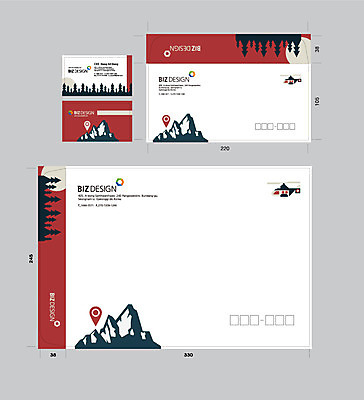 템플릿 명함 서류봉투 편지봉투 산 사람없음 세트 갈색 패키지 봉투템플릿 우편봉투 비즈디자인 이미지템플릿 AI파일 컬러 봉투 편지 우편물 파일형식 벡터