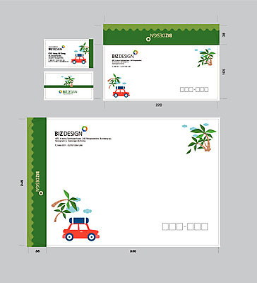 템플릿 여행 자동차 명함 서류봉투 편지봉투 사람없음 초록색 세트 야자수 패키지 봉투템플릿 우편봉투 비즈디자인 이미지템플릿 AI파일 나무 육상교통 컬러 봉투 편지 우편물 파일형식 벡터