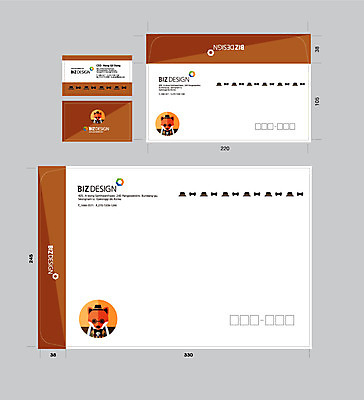 템플릿 한마리 명함 서류봉투 편지봉투 사람없음 세트 갈색 여우 패키지 봉투템플릿 우편봉투 비즈디자인 이미지템플릿 AI파일 1 컬러 포유류 봉투 편지 우편물 파일형식 벡터