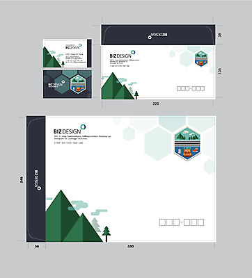 나무 템플릿 배낭 명함 서류봉투 편지봉투 산 사람없음 세트 검은색 패키지 봉투템플릿 우편봉투 비즈디자인 이미지템플릿 AI파일 식물 컬러 가방 봉투 편지 우편물 파일형식 벡터