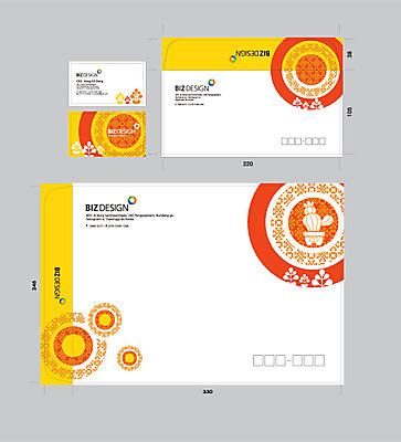 템플릿 문양 무늬 명함 서류봉투 편지봉투 선인장 사람없음 세트 노란색 주황색 원형 패키지 봉투템플릿 우편봉투 비즈디자인 이미지템플릿 AI파일 도형 식물 컬러 봉투 편지 우편물 파일형식 벡터
