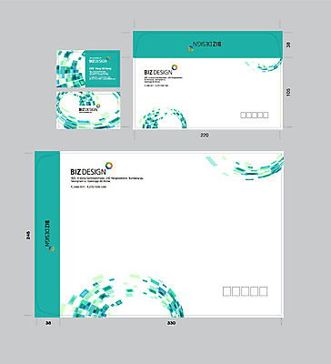 도형 템플릿 문양 무늬 명함 서류봉투 편지봉투 사람없음 초록색 세트 패키지 봉투템플릿 우편봉투 비즈디자인 이미지템플릿 AI파일 컬러 봉투 편지 우편물 파일형식 벡터