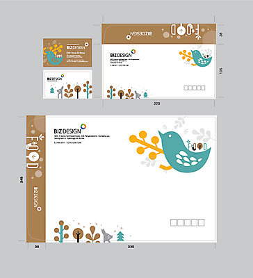 나무 템플릿 한마리 명함 조류 서류봉투 편지봉투 사람없음 세트 갈색 패키지 봉투템플릿 우편봉투 비즈디자인 이미지템플릿 AI파일 식물 동물 1 컬러 봉투 편지 우편물 파일형식 벡터