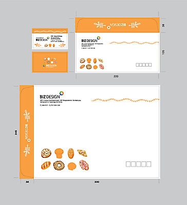 템플릿 명함 서류봉투 편지봉투 사람없음 세트 갈색 도넛 크루아상 머핀 패키지 봉투템플릿 우편봉투 피자빵 비즈디자인 봉투디자인 이미지템플릿 AI파일 빵 컬러 디저트 봉투 편지 우편물 파일형식 벡터