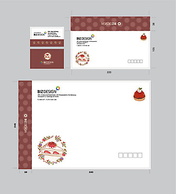 템플릿 명함 딸기 디저트 서류봉투 편지봉투 사람없음 세트 갈색 조각케이크 패키지 봉투템플릿 우편봉투 비즈디자인 봉투디자인 이미지템플릿 AI파일 음식 컬러 과일 봉투 케이크 편지 우편물 파일형식 벡터