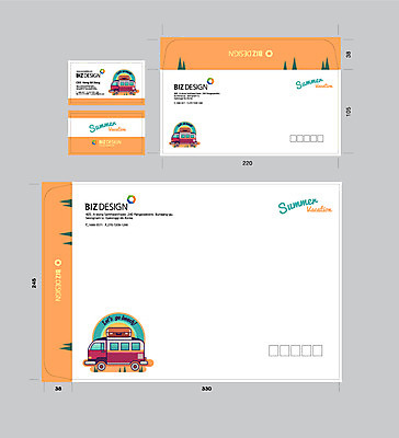 템플릿 여행 명함 서류봉투 편지봉투 사람없음 여름 세트 갈색 여행가방 패키지 캠핑카 봉투템플릿 우편봉투 비즈디자인 봉투디자인 이미지템플릿 AI파일 계절 컬러 가방 자동차 봉투 편지 우편물 파일형식 벡터