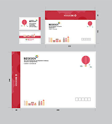 템플릿 명함 서류봉투 편지봉투 사람없음 건물 빨간색 세트 열기구 패키지 봉투템플릿 우편봉투 비즈디자인 봉투디자인 이미지템플릿 AI파일 건축물 컬러 항공교통 봉투 편지 우편물 파일형식 벡터