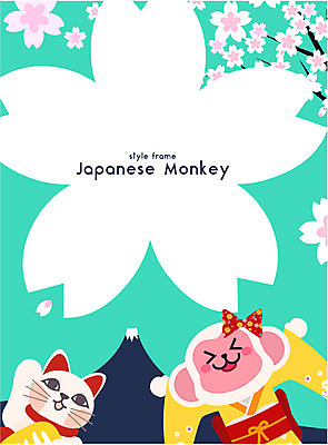 동물 캐릭터 한마리 리본 백그라운드 일러스트 사람없음 일본 봄 벚꽃 원숭이띠 원숭이 기모노 일본전통 후지산 원숭이캐릭터 마네키네코 일본원숭이 병신년 봄배경 국내일러스트 일러캐릭터 AI파일 1 전통 계절 꽃 아시아 동물캐릭터 포유류 산 세계문화유산 십이지신 일본전통의상 2016년 파일형식 벡터