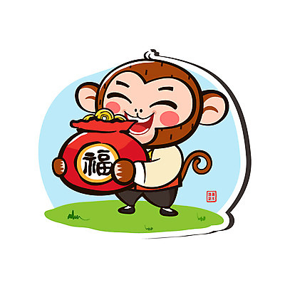 캐릭터 한마리 한국전통 일러스트 전통캐릭터 근하신년 새해 복주머니 사람없음 동전 원숭이띠 원숭이 행운 한복 신년캐릭터 원숭이캐릭터 병신년 국내일러스트 일러캐릭터 AI파일 1 전통 동물캐릭터 컨셉 돈 포유류 전통소품 한국 십이지신 전통의상 2016년 파일형식 벡터