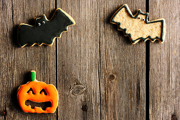 포토 JPG 해외이미지 백그라운드 탁자 디저트 사람없음 장식 쿠키 할로윈 달콤 박쥐 잭오랜턴 핸드메이드 해외202004 해외포토 음식 가구 포유류 맛 파일형식 이미지허브