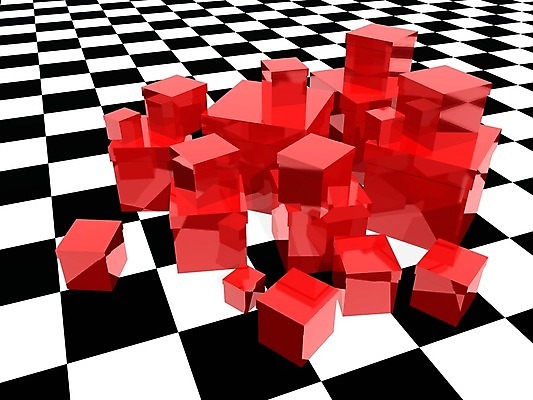 포토 JPG 해외이미지 일러스트 바닥 선물 사람없음 빨간색 상자 3D 금속 타일 해외202004 해외포토 컬러 재질 디지털합성 파일형식 이미지허브